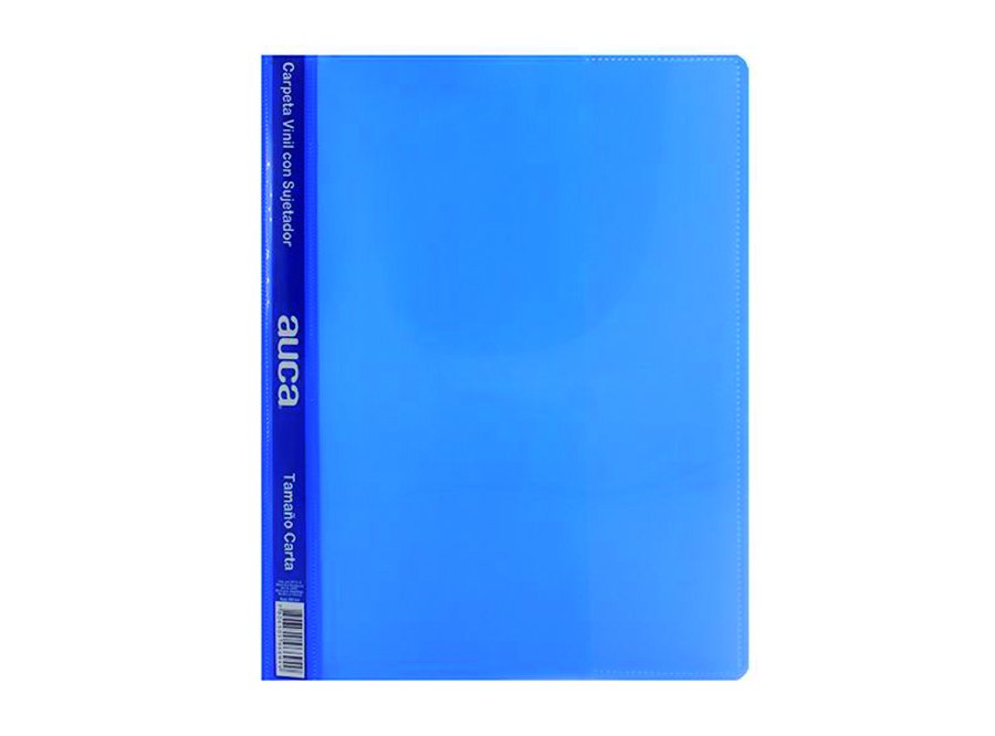  CARPETA VINIL CARTA AZUL AUCA 