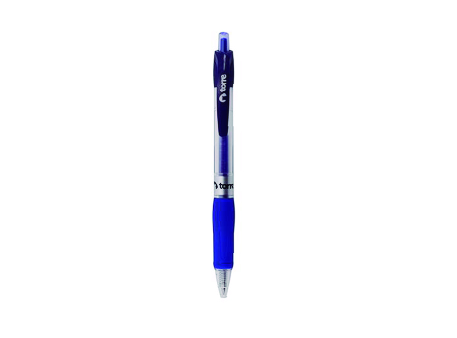  BOLIGRAFO GEL 0.7 AZUL RETRACTIL TORRE 