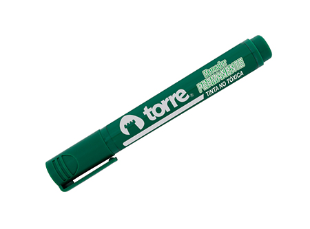  MARCADOR PERMAN.VERDE P.REDONDA TORRE 