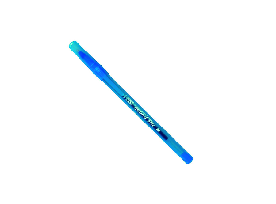  LAPIZ PASTA P.MED AZUL BIC ROUND STIC DPX12 UN 