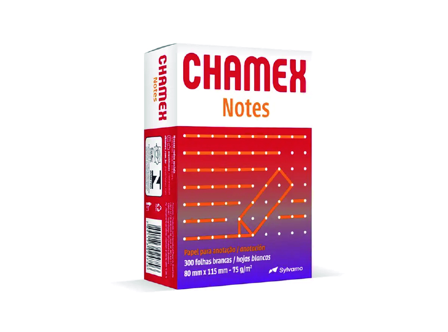  TACO 8X11.5 PAPEL BLANCO 300 HOJAS CHAMEX NOTES 