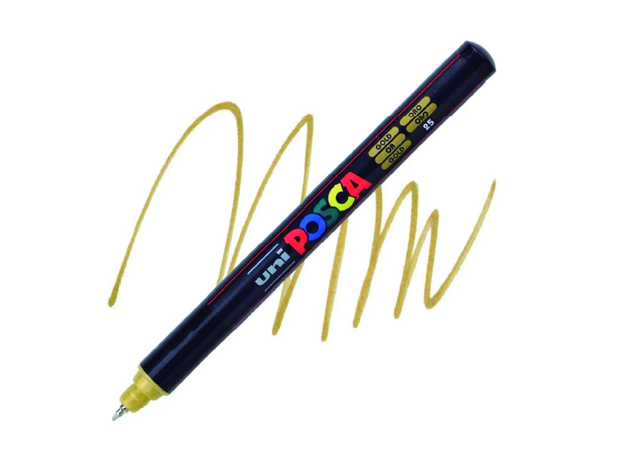  MARCADOR ACRILICO POSCA 1M DORADO 