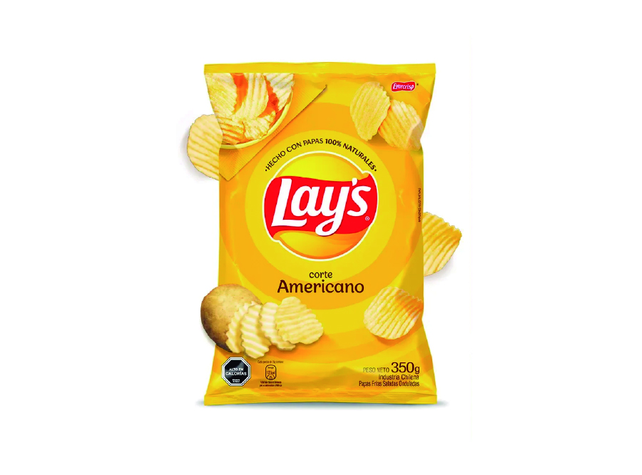  PAPA FRITA 330 GR LAYS BOLSA 