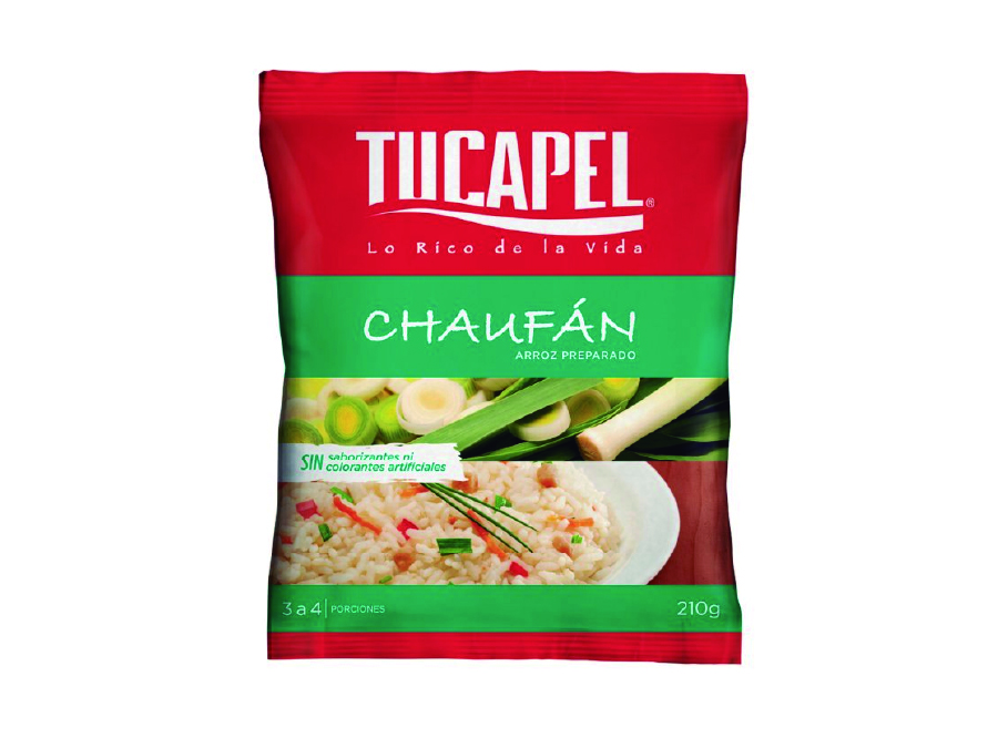  ARROZ PREPARADO CHAUFAN 210 GR TUCAPEL 