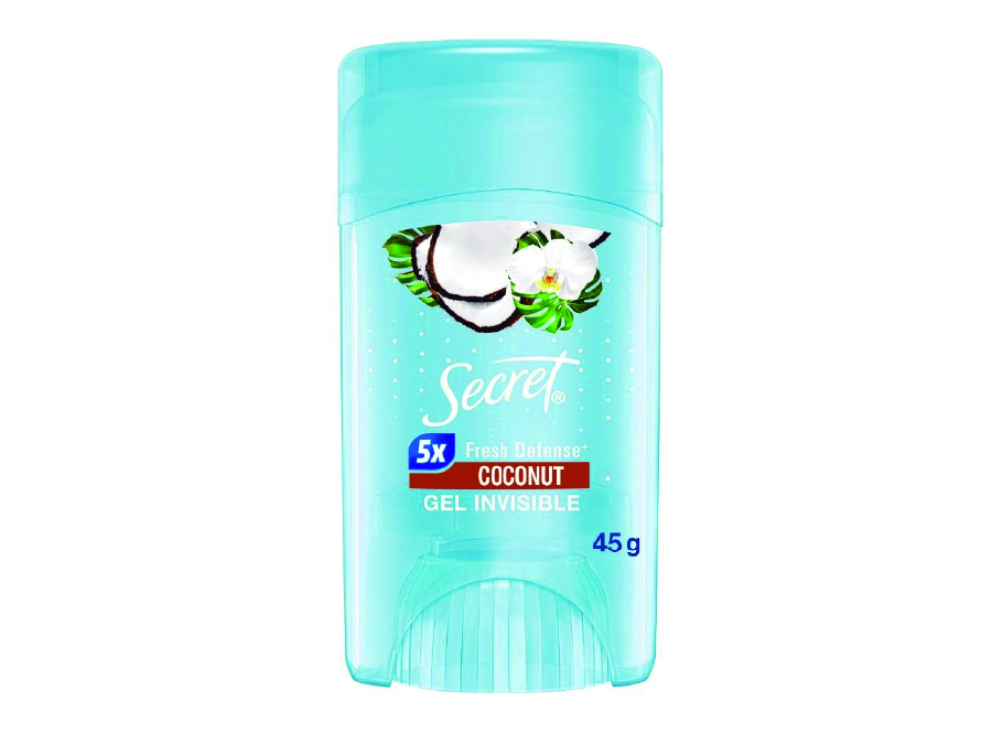  DESODORANTE GEL  45 GR SECRET COCO MUJER 