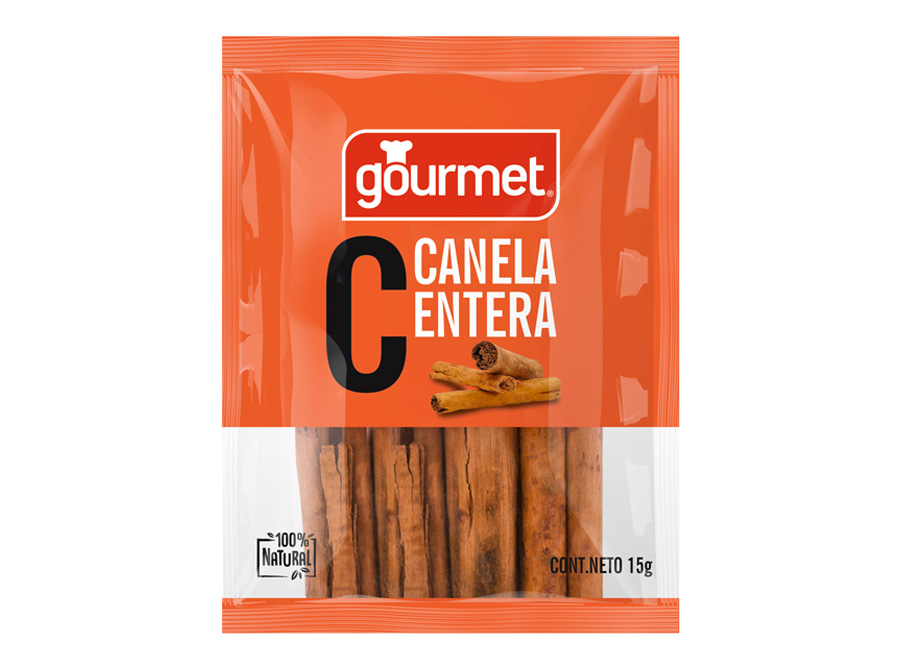 CONDIMENTO CANELA ENTERA 15 GR X 50 UN GOURMET 