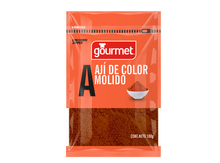  CONDIMENTO AJI COLOR 100 GR (ZIPPER) GOURMET 