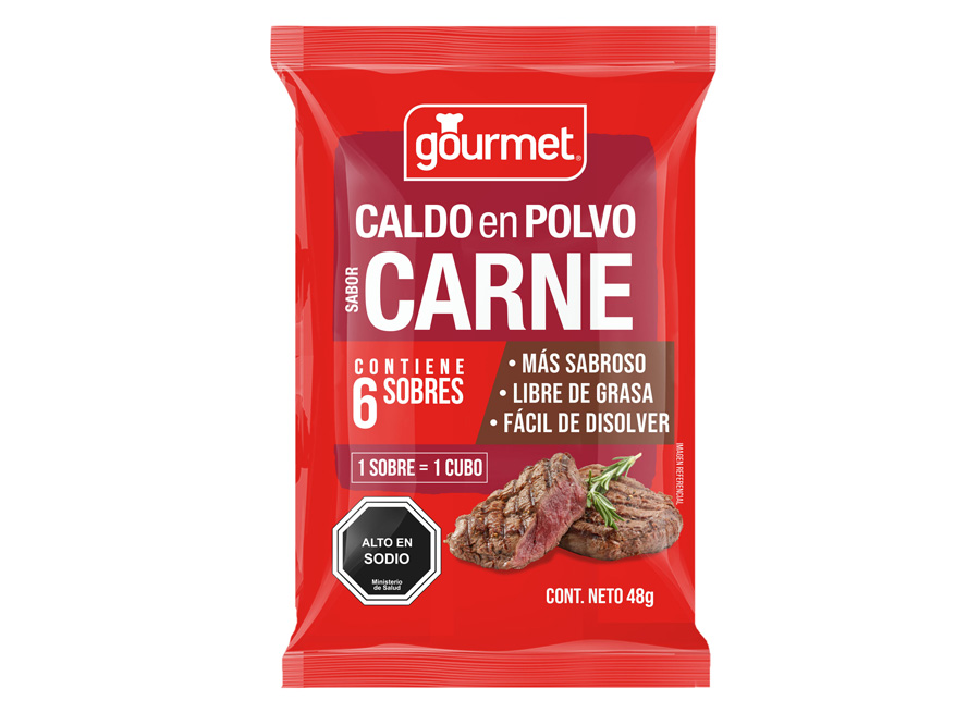  CALDO POLVO S/CARNE 6 UN X 18 UN GOURMET 