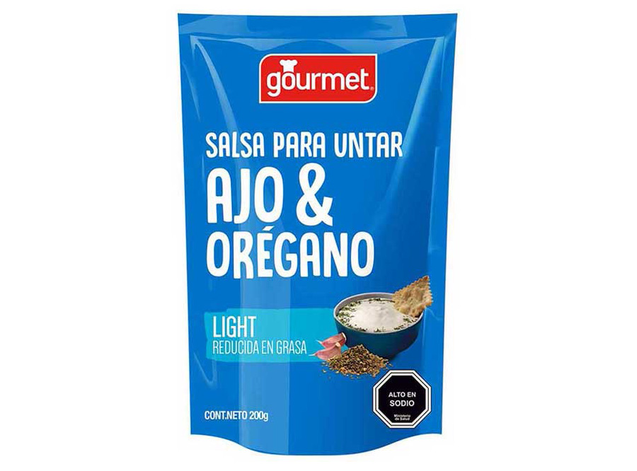  SALSA P/UNTAR AJO OREGANO 200 GR GOURMET 