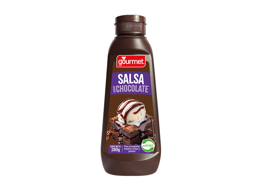  SALSA DE CHOCOLATE 280 GR GOURMET 