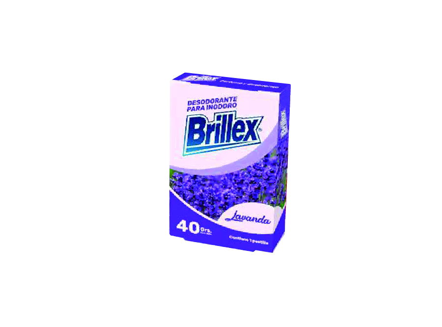  LIMPIADOR BA�O PASTILLA 40GR BRILLEX CJX24 SURTIDA 