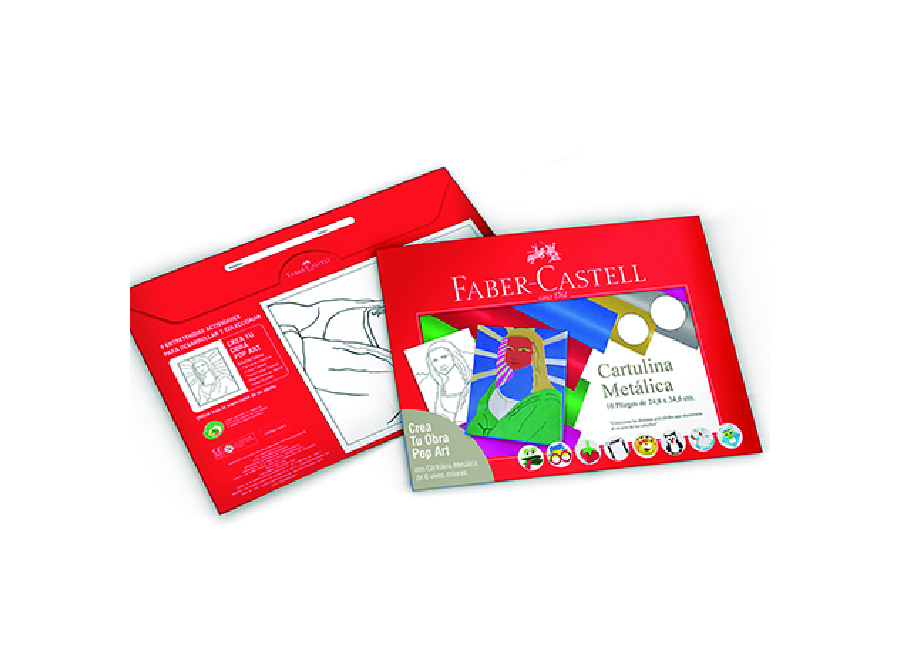  CARPETA ESC. CARTU METALICA 10 HJ FABER 