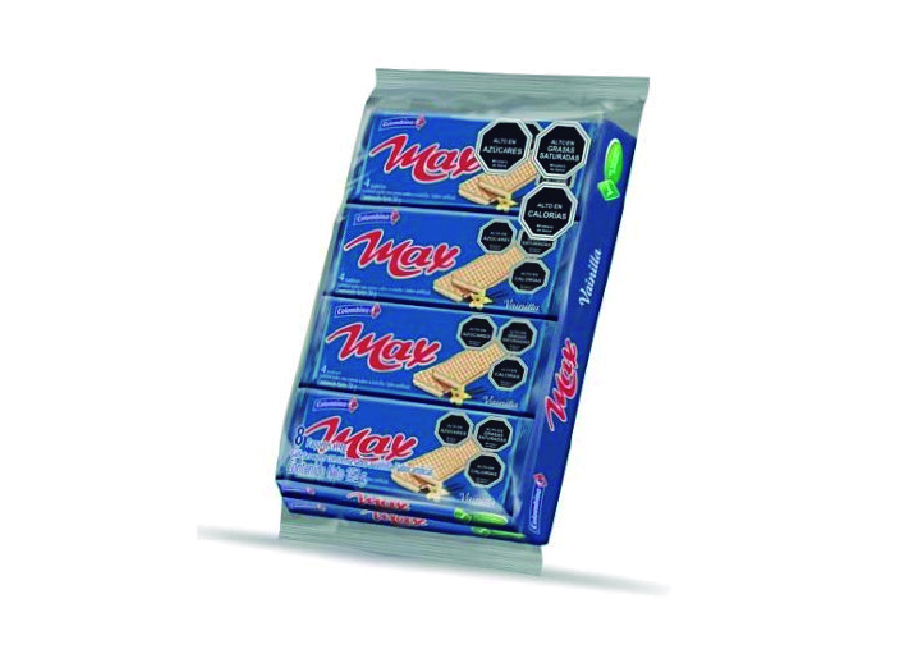  GALLETA OBLEA WAFER VAINILLA 24 GR X 8 UN COLOMBIN 