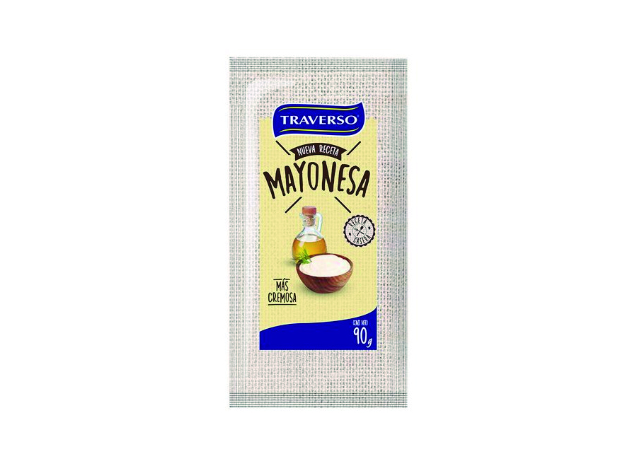  MAYONESA 90 GR TRAVERSO SACHET 