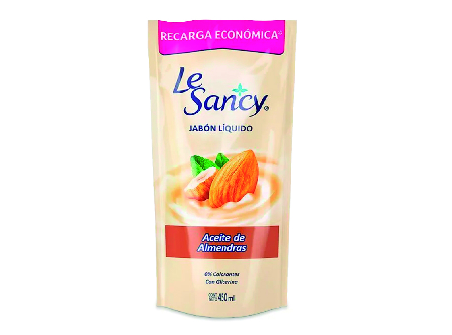  JABON LIQ.  450 ML DOYPACK LE SANCY ACEI/ALMENDRAS 