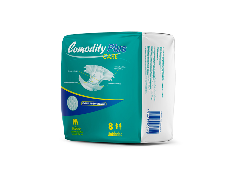  PANAL ADULTO X  8 UN COMODITY PLUS MEDIANO 