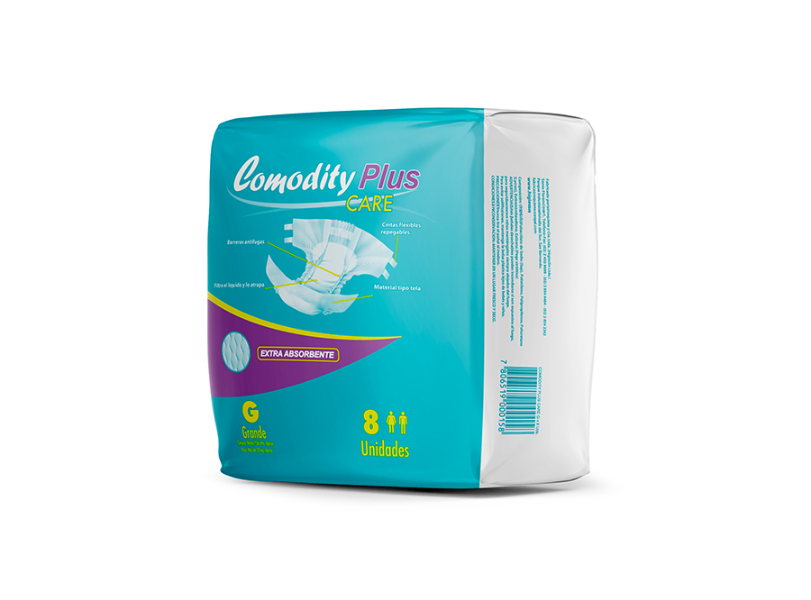  PANAL ADULTO X  8 UN COMODITY PLUS GRANDE 