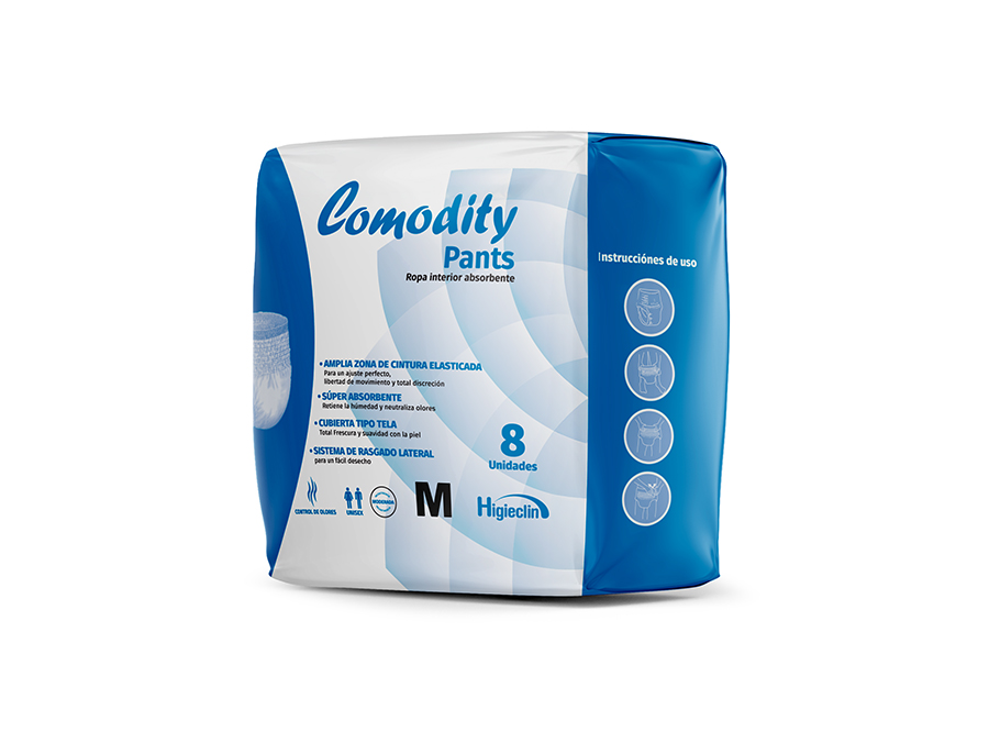  PANAL ADULTO PANTS X  8 UN HIGIECLIN M 