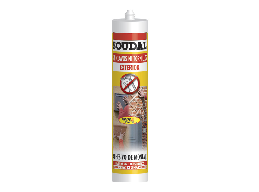  ADHESIVO MONTAJE 360GR SOUDAL SIN CLAVOS EXTERIOR 