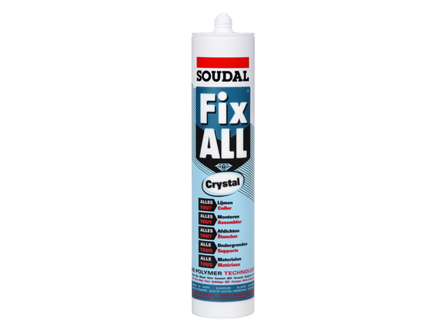  ADHESIVO/SELLADOR FIX ALL CRYSTAL 290ML SOUDAL 