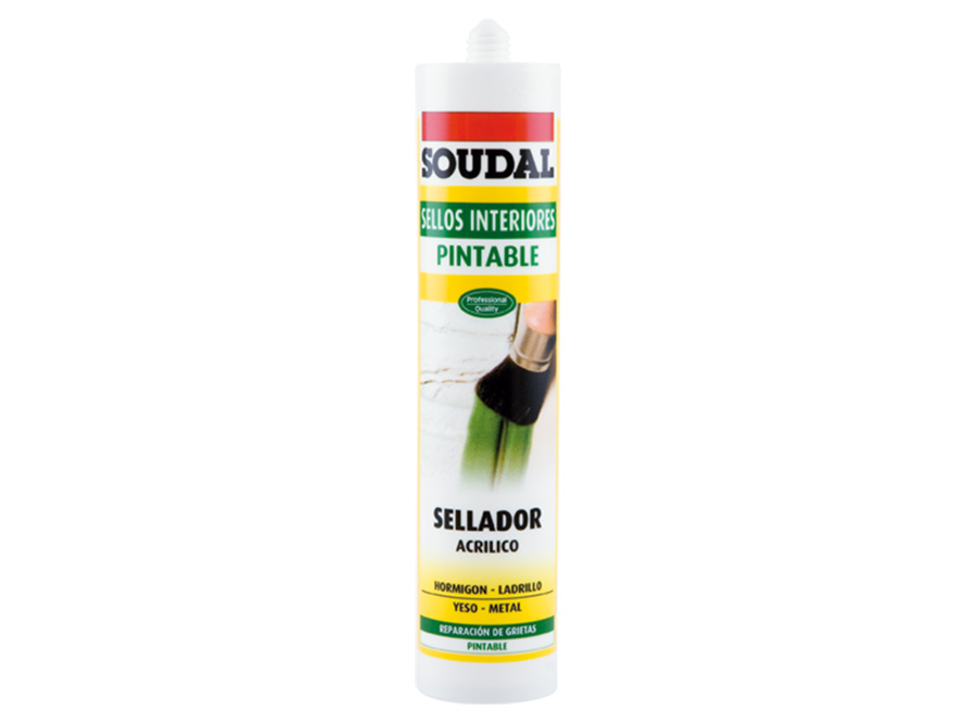  SELLADOR ACRILICO SILICONIZADO 300ML BLANCO SOUDAL 