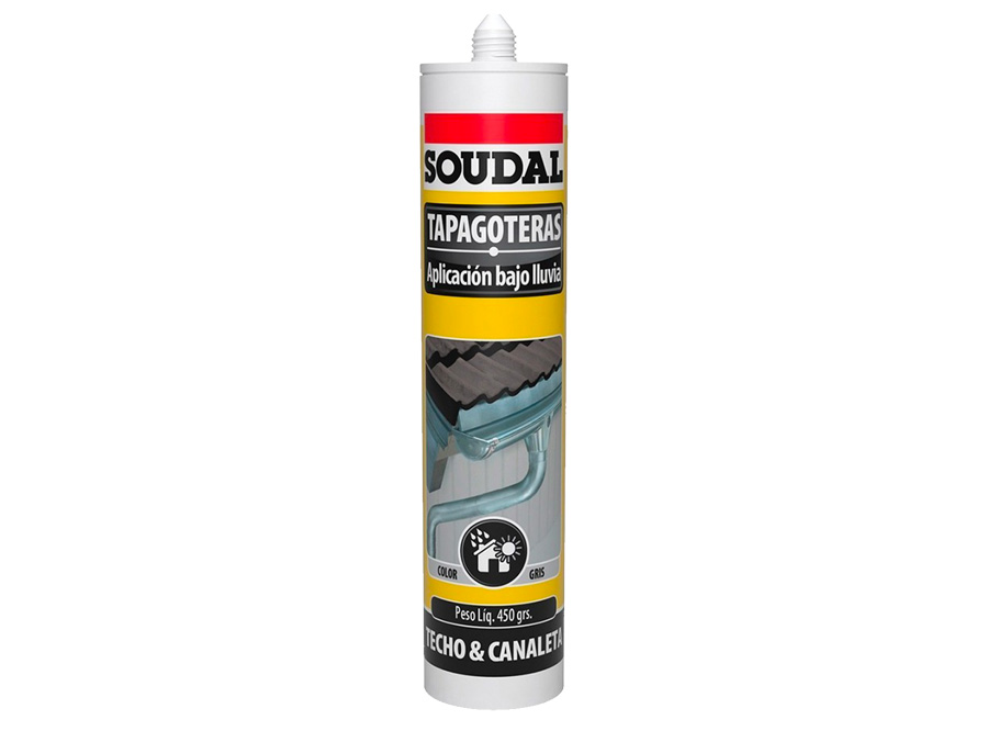 TAPAGOTERA SOUDAL 300 ML GRIS CARTUCHO 