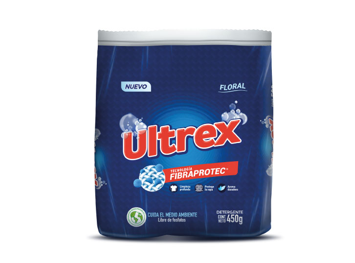  DETERGENTE POLVO  450 GR  ULTREX 