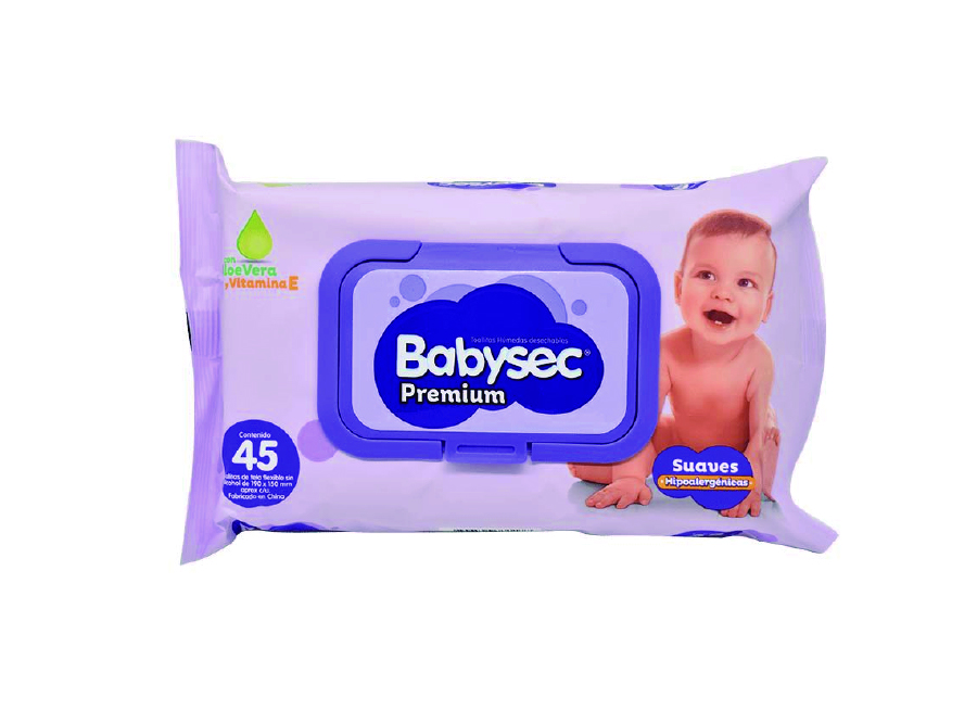 TOALLA HUMEDA X 45 HJ BABYSEC C/TAPA 