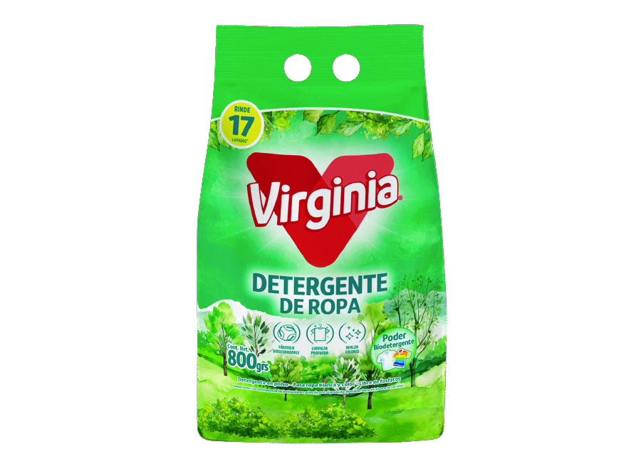  DETERGENTE POLVO  800 GR VIRGINIA 