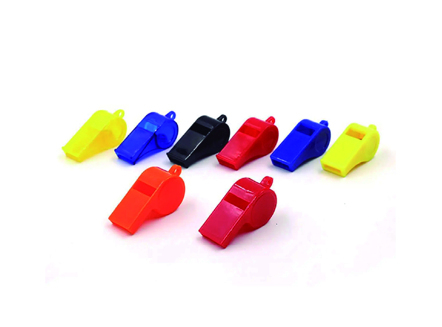  ESP. SILBATO PLASTICO COL.SURT. X 1UN 