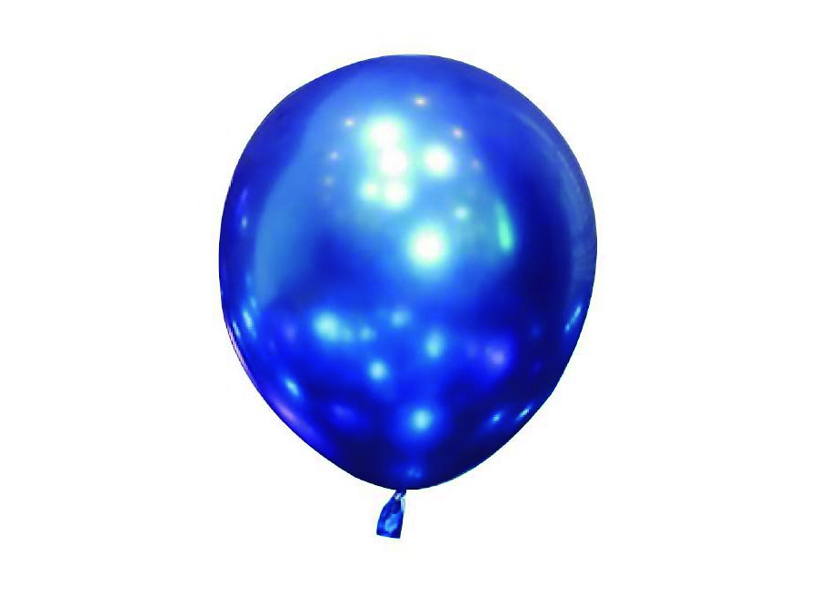  GLOBOS N.  9 CROMADO X 25 UN AZUL KIKO 