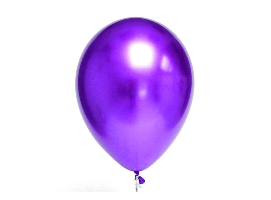  GLOBOS N.  9 CROMADO X 25 UN MORADO KIKO 
