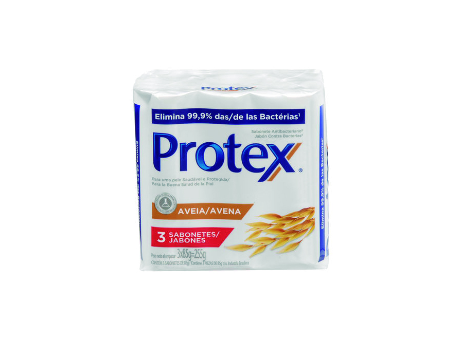  JABON TOCADOR  85 GR PQ 3 UN PROTEX AVENA 