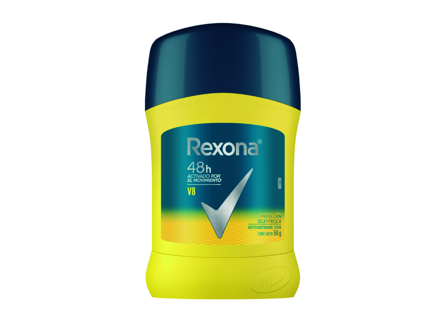  DESODORANTE BARRA  50 GR REXONA AP V8 MEN 