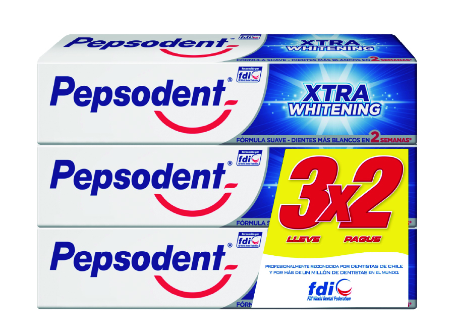  PASTA DENTAL 130 GR PEPSODENT DP 3X2 WHITENING 