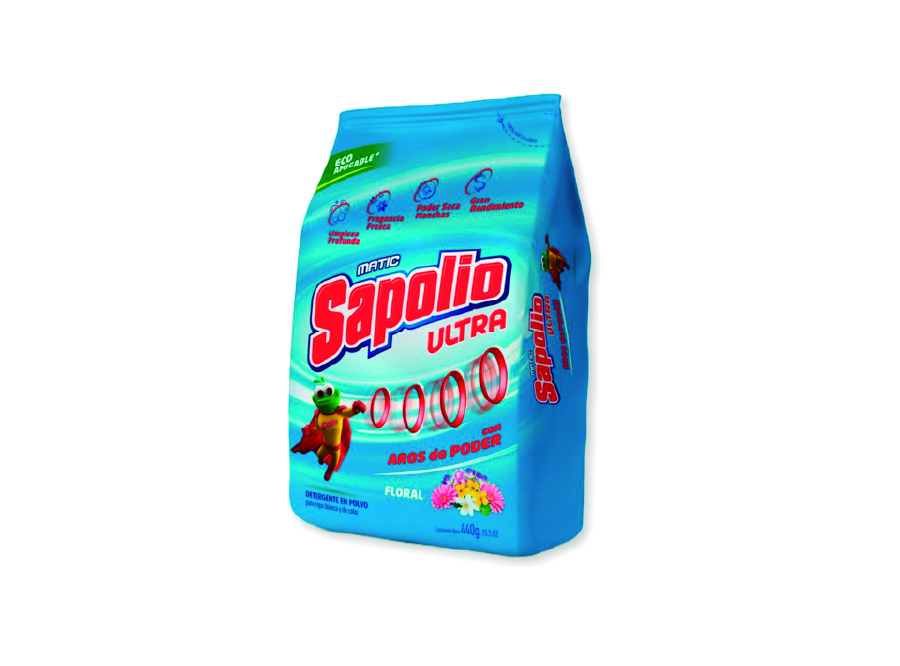  DETERGENTE POLVO  440 GR. SAPOLIO FLORAL MATIC 