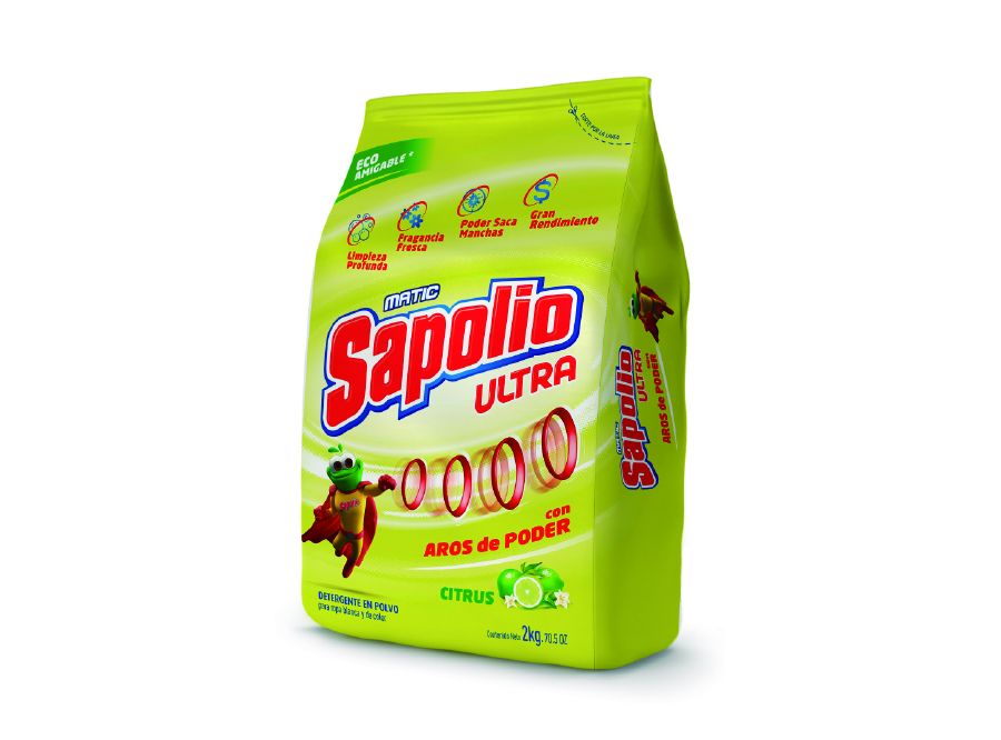  DETERGENTE POLVO 2 KL SAPOLIO CITRUS MATIC 