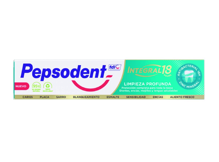  PASTA DENTAL  75GR PEPSODENT INTEGRAL 18H LIMP PRO 