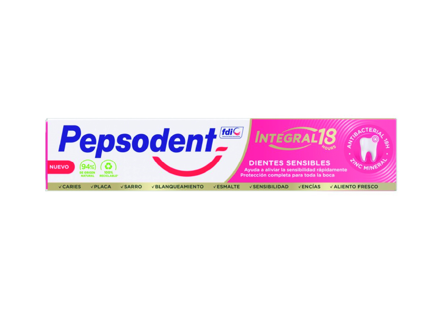  PASTA DENTAL  75 GR PEPSODENT 18 HORAS SENSIBLE. 