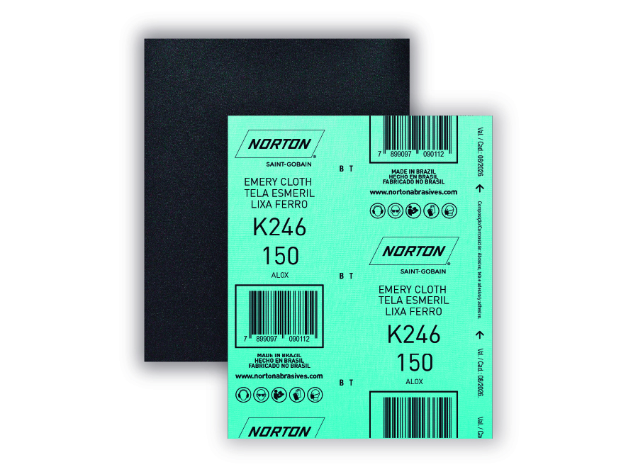  LIJA METAL K-246 SECO 225X275MM G150 25UN NORTON 