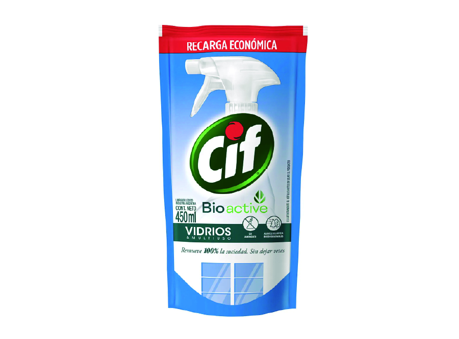  LIMPIAVIDRIOS 450 CC CIF DOYPACK RECARGA 