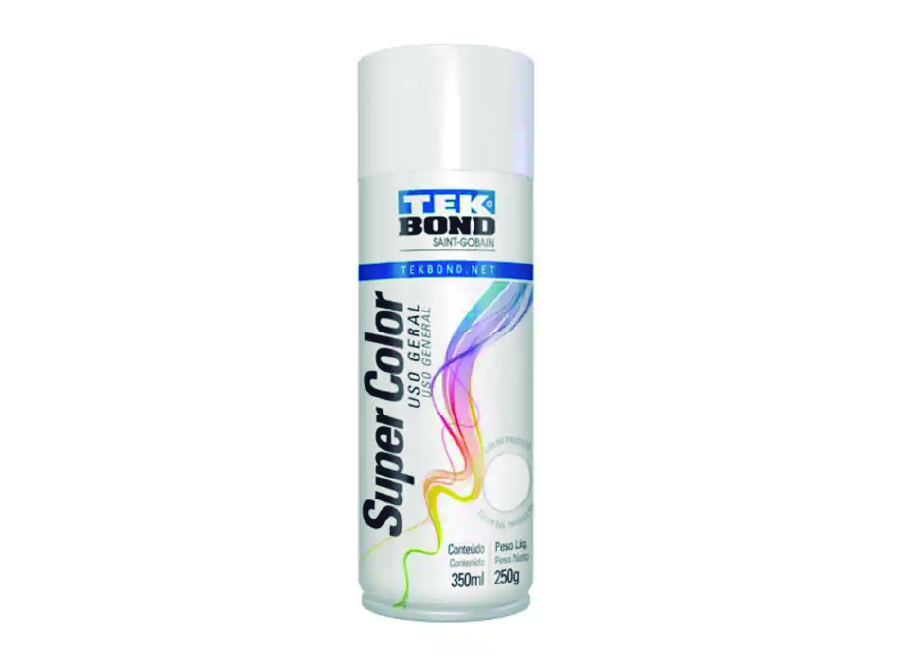  PINTURA SPRAY 400 ML U/GENE.BLANCO BRILL. TEKBOND 