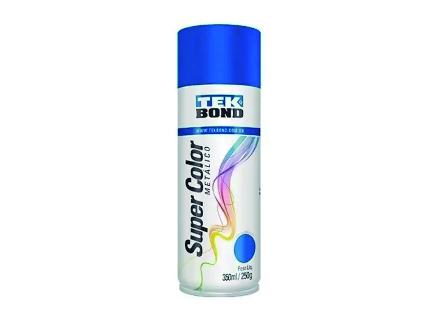  PINTURA SPRAY 400 ML METALIZADA AZUL TEKBOND 