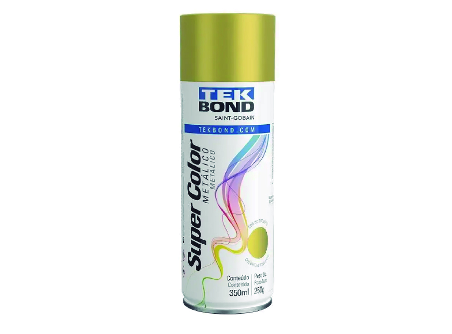  PINTURA SPRAY 400 ML METALIZADA ORO TEKBOND 