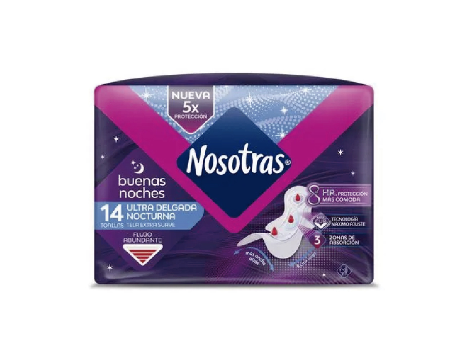  TOALLA HIG. NOSOTRAS B.NOCHES PQX14 U.DELG. T.SUAV 