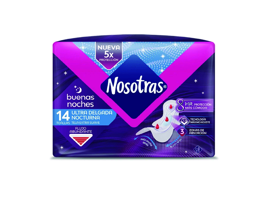  TOALLA HIG. NOSOTRAS B.NOCHES PQX14 U.DELG. T.MALL 