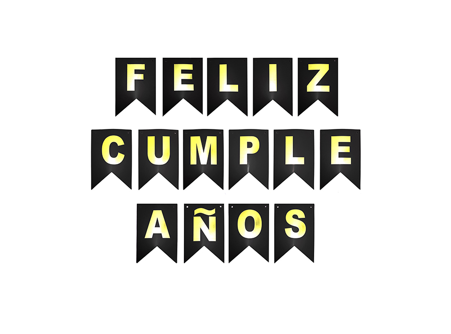  GUIRNALDA FELIZ CUMPLEA�OS NG/DO 3MT 1UN 