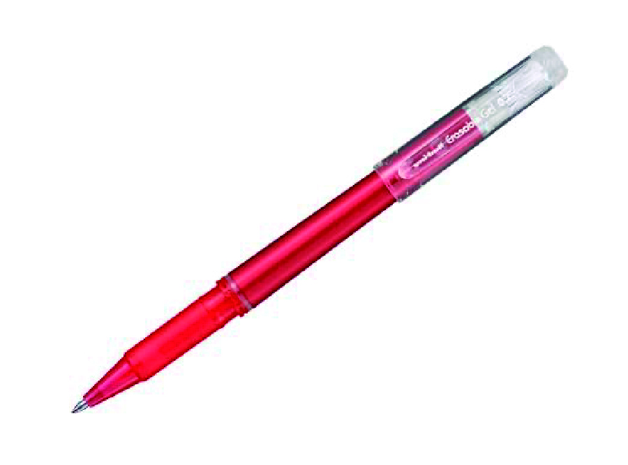  BOLIGRAFO GEL 0.7 BORRABLE ROJO UF-222 UNIBALL 