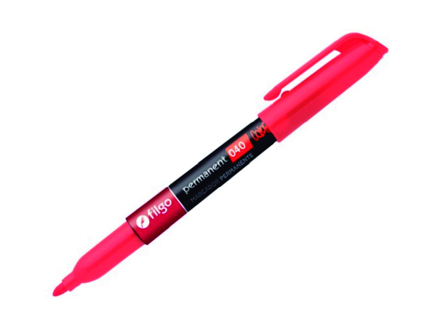  MARCADOR MULTIUSO PUNTA FINA ROJO 040 FILGO 