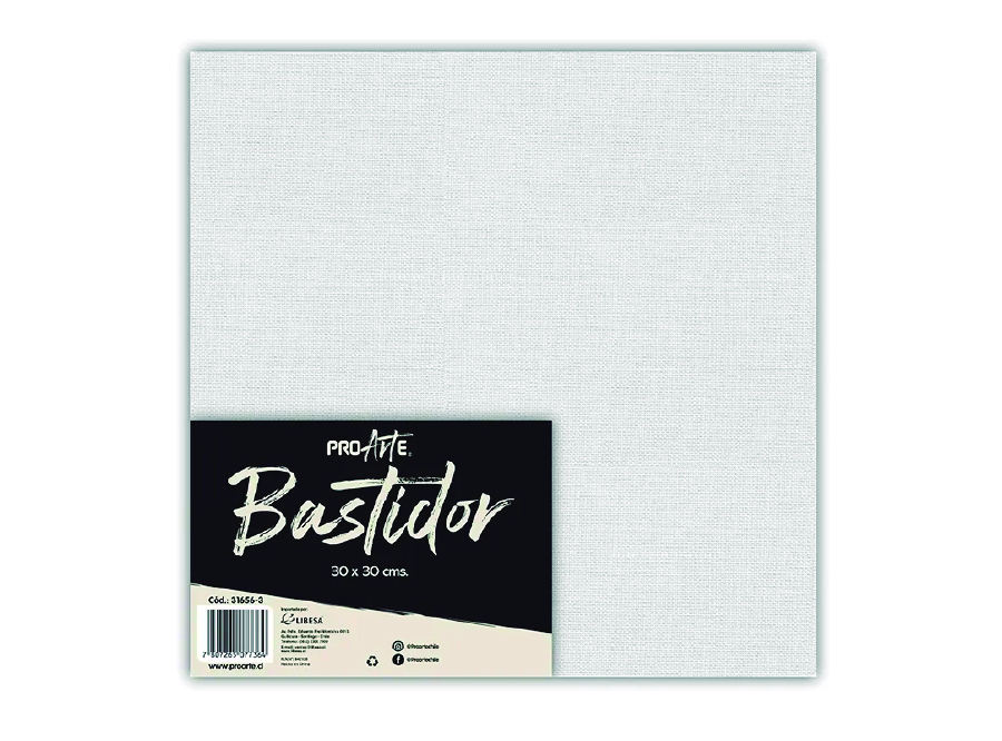  BASTIDOR 30 X 30 CM X 1 UN PROARTE 